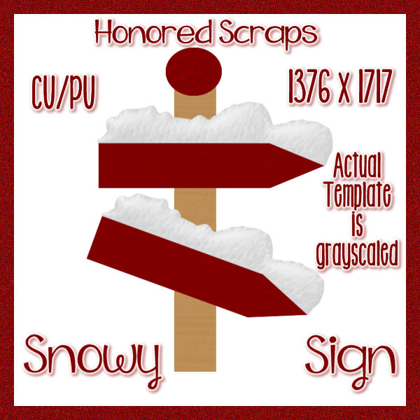 (image for) CU Snowy Sign