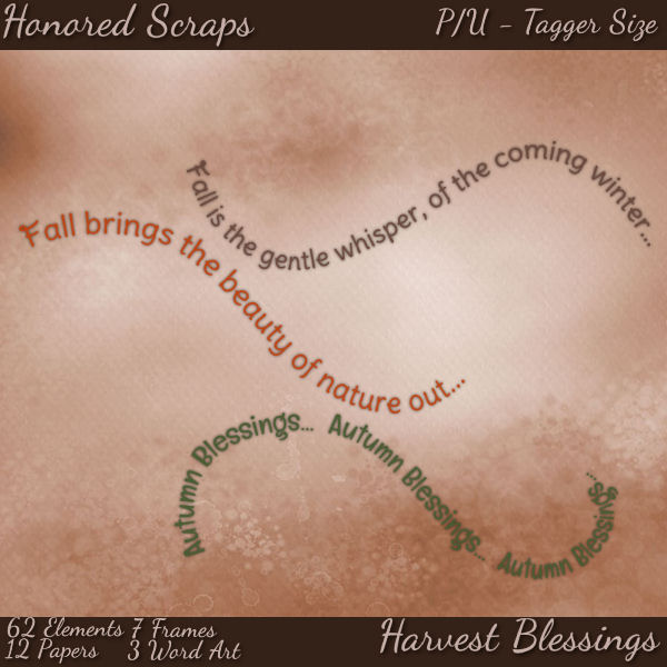 (image for) Harvest Blessings - Tagger